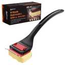 NEWKITCHEN Grill Brush Bristle-Free Steam Cleaning, BBQ Brush Replaceable Heat-Resistant Kevlar Head with Grill Scraper Safe Barbecue Grill Cleaner