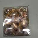 36Pcs Valentines Day Decor Heart Ornaments Rose Gold Heart Shaped Baubles Ornaments for Valentine's Day Hanging Decorations or Wedding Anniversary Party Supplies Home Tree Decorations (4 Styles)