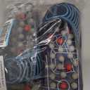 BYRIVER Acupuncture Massage Slippers Sandals Slides Shoes Mat, Arthritis Plantar Fasciitis Foot Neuropathy Pain Relief Massager for Circulation, Mothers Fathers Day Gift for Mom Dad(05S) (S-Women(7-8.5) Men(6-6.5), Blue Spring Slippers)