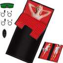 Red Light Therapy Sleeping Bag: 2520 LEDs Full Body Wrap with 660nm & 850nm Dual Wavelength, 270W Infrared Light Therapy Mat for Pain Relief, Muscle Recovery & Skin Health