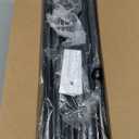 H.VERSAILTEX Double Curtain Rods for Windows 16.2 to 90.6 Inches 3/4 inch Diameter Adjustable Decorative Telescoping Double Curtain Rod with Brackets Heavy Duty Splicing Double Curtain Rods, Black