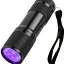 UV Ultra-Violet 12 LED Flashlight Blacklight Light 395 nM Inspection Lamp Torch