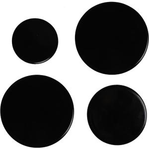 4Pcs Upgraded Stove Burner Cap Set Compatible with Whirlpool Maytag KitchenAid Stoves Replace#: W11605759 AP7192865 W11435570 W11352138 PS16731145
