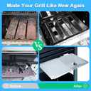 Replacement Parts for Nexgrill 720-0830X, Drip Pan Grease Tray Grill Burners Igniters Flame Tamers Kit Replacement for Nexgrill 4 Burner 720-0830X Gas Grill
