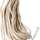 3 x Kerosene Oil Lamp Wicks Burner, Alcohol Wick Rope Cotton Wick ,Round Cotton,Candle Lamp Burner Replacement 3m Length,1/4in 5/16in 3/8 Inch Diameter (1/4in/6mm), 3M-6mm/8mm/10mm