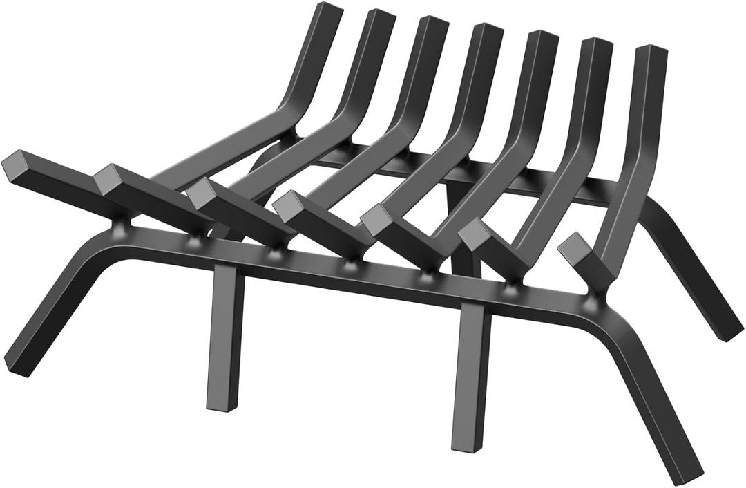 Fireplace Grate 21 Inch with 7 Support Legs