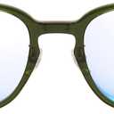 AMBEYE TR90 Blue Light Blocking Glasses - 99% Bluelight Filtering Clear Lens Anti Fatigue UV Protection for Computer/Phone/TV Screens (Green)