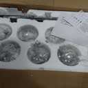 37" Black Linear Chandelier Smoked Globe Dining Room Light Fixture