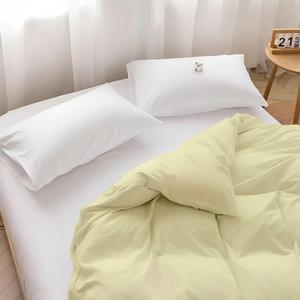 ARlinen 1 Piece Western King Duvet Cover 120x120 Inches, 100% Cotton, Breathable and Ultra Soft Ivory Solid Comforter Cover with Zipper Closure and 4 Corner Ties