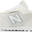 New Balance Kids' 515 New-b Hook & Loop (2 Infant, Reflection/White/Aluminum Grey) 9.5 M Toddler