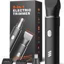 Body Hair Trimmer for Men: Manscape Electric Razor, Versatile Hair Beard Trimmer for Groin Nose/Ear Hair, Waterproof & USB-C Rechargeable,Travel Lock, Mens Gifts