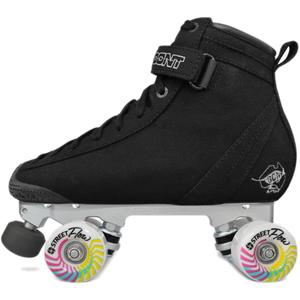 Bont Parkstar Vegan Black Suede Professional Roller Skates for Park Ramps Bowls Street - Rollerskates for Outdoor and Indoor Skating (Bont 8)