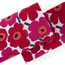 Marimekko - Pillowcase Set, Cotton Percale Bedding, Smooth & Cool Home Decor (Mini Unikko Red, Standard)
