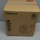 shinic Desk Fan and Heater Combo, Portable Cooling Air Circulator Fan, Tip-Over & Overheat Protection, Turbo Fan Space Heater Combo for Indoor Use Office, Bedroom, Living Room, ETL Listed, (Black)