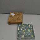 Premium Designer Paper Napkins, 3-Ply 6.5 x 6.5-inches Fold Disposable Decorative Winter Guest Christmas Holly Green Festive New Year Tree Party Lunch Dinner Napkin (50, Festive Green)