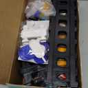 Funwee Steam Track Train Set for Toddlers, Magnetic Connection Train Toys w/Lights & Sounds, Electric Cartoon Choo Choo Train, Toy Train Christmas Birthday Gift for Toddlers 2 3 4 5+ Boy Girl (Blue)