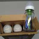 Dr. Brown's Natural Flow Anti-Colic Options+ Wide-Neck Glass Baby Bottles 9 oz/270 mL, with Level 1 Slow Flow Nipple, 3 Pack, 0m+