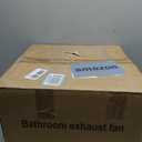 Bathroom exhaust fan with light and bluetooth speaker, Medium