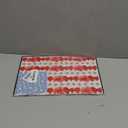 Myosotis Poppy USA Flag Tin Sign for Home Bedroom Man Cave Garage 4th of July Memorial Day Independence Day Decor 8 X 12 Inch (3703)