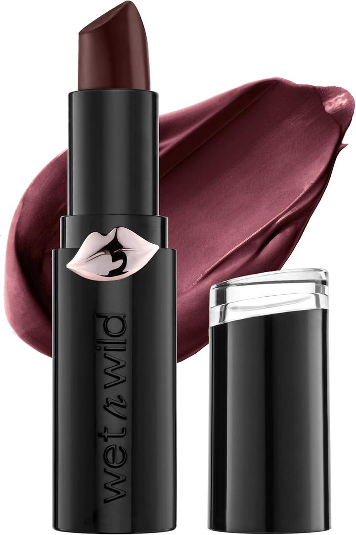 wet n wild Mega Last Matte Lip Color, Semi Matte Hyaluronic Acid Infused, Long Lasting Full Coverage for a Nourishing Pout, Cruelty-Free & Vegan - Cherry Picking