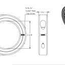 Shaft Collar Bore 2-3/8'' Double Split Black Oxide Set Screw Durable Shaft Collars Suitable for Machinery and Industrial Use 2 Pieces (2-3/8'')