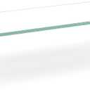 Hemudu Clear Computer Monitor Riser with Height Adjustable Multi Media Desktop Stand for Flat Screen LCD LED TV, Laptop/Notebook/Xbox One,HD01T-001