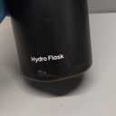 Hydro Flask Water Bottle - Insulated Stainless Steel - Wide Straw Lid, Non Spill, Leakproof in 40 Oz Black
