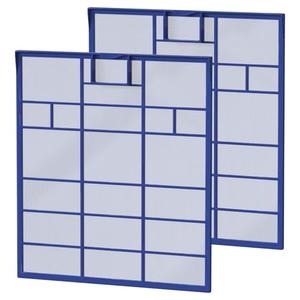 U01 A01 100 Replacement Filter Compatible with Mitsubishi Electric U01 A01 100 Nano Platinum Mini Split Filter, 2 Pack