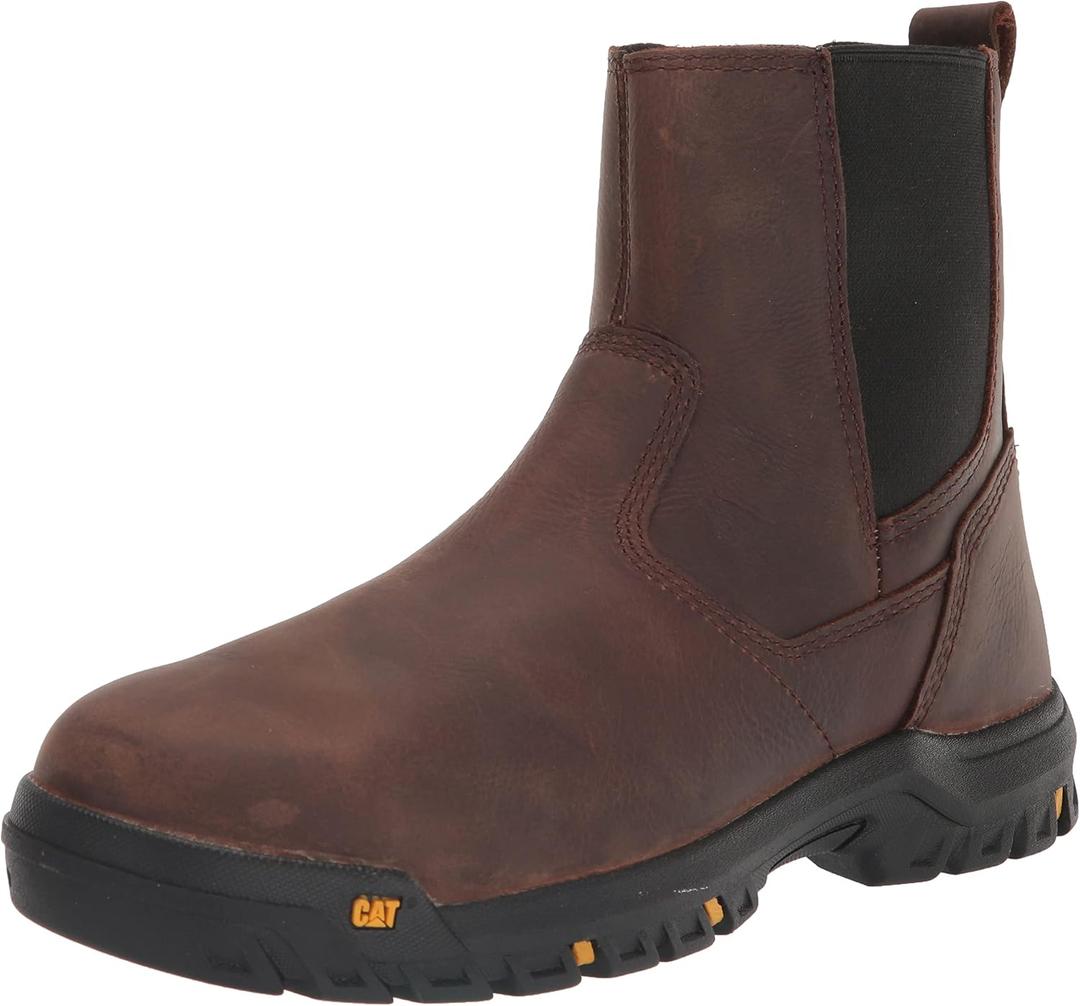 CAT Men's Wheelbase Steel Toe (10.5 Wide, Clay)