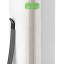 Jesginboo Countertop Paper Towel Holder for Kitchen, Stainless Steel Tension Arm for One-Handed Tear, Stainless Steel Paper Towel Holder Stand for Kitchen Bathroom, Black