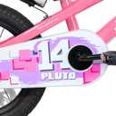 JOYSTAR Pluto Kids Bike Girls 14 Inch Childrens Bicycle with Training Wheels for Toddlers Beginners Age 3-5 Years Pink