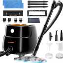 21-in-1 Chemical-Free Steam Cleaner, 293℉ Powerful Multipurpose Steamer for Cleaning with 3-Level Adjustment, Heavy-Duty Steam Cleaner for Home, Car, Floor,Tile, Grout, Upholstery, Kitchen