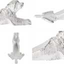 Sumnacon Cast Iron Dog Door Wedge, Heavy Duty Rustic Door Stopper, Metal Door Stop No Drilling, Decorative Dog Holder to Keep Doors Open, Vintage Animal Statue for Home Office Indoor Outdoor, Bulldog