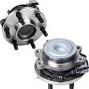 KUSATEC 515064 2WD/RWD Front Wheel Bearing and Hub Assembly Fit for Nissan Frontier 2005-2018, Pathfinder 2005-2012, Xterra 2005-2015, Suzuki Equator 2009-2012, 6 Lug Bolts w/ABS, 2PCS