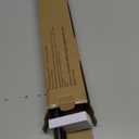 KAMANINA Curtain Rods No Drilling for Windows 16 to 30 Inches, 5/8 Inch Adjustable Small Curtain Rod No Screw with 3M Adhesive Brackets, Black