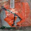 Kyson Traffic Cone Costume for Women 5 Pcs Orange Construction Cone Hat Vest Tutu Socks Arm Warmer Set for Halloween Party (Set A, Medium)