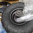 Mini Bike Wheels and Tires 145x70-6 V-Tread Rear Wheel Assembly Kit, Go Kart Mini Bike ATV Tires, CT100