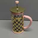 Paris Hilton French Press Coffee Maker With Heart Shaped Measuring Scoop, 2-Piece Set, 8-Cup or 34-Ounce, Pink