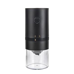 Coffee Grinder Electric, Portable Cordless Electric Coffee Grinder Profession Ceramic Grinding Core Coffee Beans Grinder (Gray : Black)