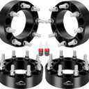 FLYCLE 8x6.5 to 8x170 Wheel Adapters, 2 inch 8x165.1mm to 8x170mm Wheel Adapter with 9/16-18 Studs 126.15mm Center Bore