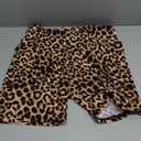 High Waisted Workout Biker Shorts for Women-5" Tummy Control Athletic Running Gym Yoga Spandex Shorts, XL