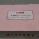 MESCOMB 5 in 1 Hot Air Styler Wrap - High-Speed Hair Dryer, Volumizing Brush with Auto Curlers, Fast Drying & Frizz-Free Styling Straightening, No Heat Damage, Includes Travel Bag, Gift for Women (Pink)