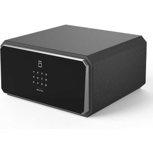 W-Series Security Box with Key, Safe Box,1.45 Cubic Fingerprint Password,Safety Boxes for Home