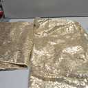 jojofuny 8m Gold Sequin Backdrop Fabric for Wedding Party and Events Versatile Drape for Graduation Showers and Decorations (medium)