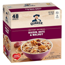 Quaker Instant Oatmeal, Raisin, Date and Walnut, Individual Packets, 1.30 Ounce (Pack of 48), BBD Jan 5 2027