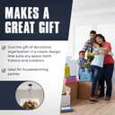 Monarch Abode Ceiling Hooks for Hanging Plants  Heavy Duty Ceiling Hooks for Hanging Lights, 2.7 Inch Metal White Wall Plant Hanger for Indoor Outdoor, Swag Hook, Wall Mount Plant Hook, 4 Pack