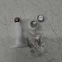 Adjustable Height Magnetic Door Stopper,Heavy Duty Magnetic Doorstop, 304 Stainless Steel Door Holder with Wall&Floor Mounted (White)