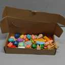 48 PCS Wooden Sorting Stacking Rocks Stones,Sensory Toddler Toys Learning Montessori STEM Toys, Building Blocks Game for Kids 3-6 Years Boy and Girl Birthday Gifts for Kids