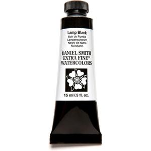 2 x Daniel Smith Extra Fine Watercolor 15ml Paint Tube, Lamp Black (284600003), 0.5 Fl Oz (Pack of 1)