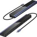 iVANKY Laptop Docking Station Dual Monitor 4K@60Hz, 12-in-1 USB C Dock 2*HDMI 3.0, 6*USB, 85W PD, SD/TF, Ethernet Thunderbolt 3/4 Hub for HP, Lenovo, Dell, ASUS,Surface, etc.